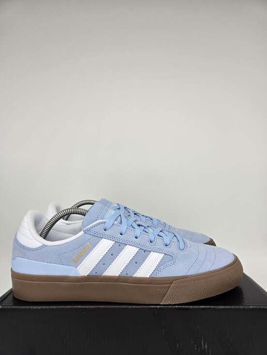 adidas Men\'s Busenitz Vulc II HQ7528 Clear Sky Cloud White Shoes Size 9.5